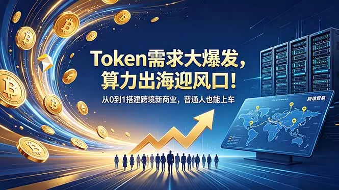 Token需求大爆发，算力出海迎风口！从0到1搭建跨境新商业，普通人也能上车-易创网