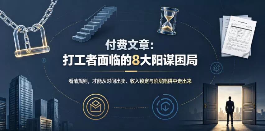 付费文章：打工者面临的8大阳谋困局-易创网