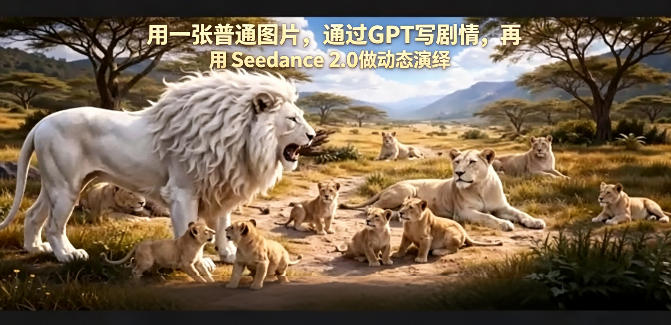 用一张普通图片，通过GPT写剧情，再用Seedance 2.0做动态演绎，居然能生成迪士尼风格搞笑动画-易创网
