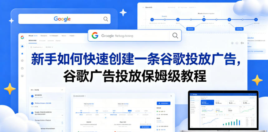 新手如何快速创建一条谷歌投放广告，谷歌广告投放保姆级教程-易创网