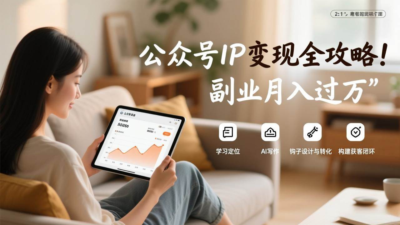 （17275期）公众号IP变现全攻略，学习定位、AI写作、钩子设计与转化，构建获客闭环，副业月入过万网赚项目-副业赚线-互联网创业-资源整合易创网