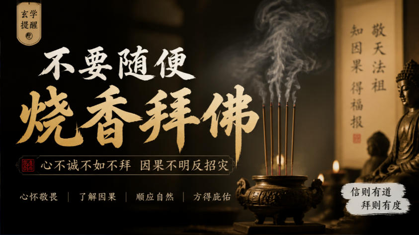 某公众号付费文章：玄学提醒：不要随便烧香拜佛-易创网