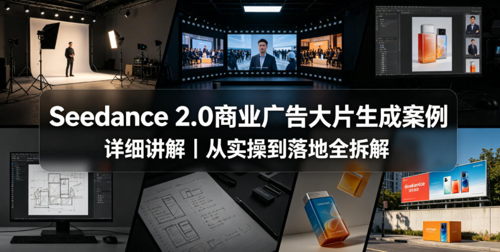 Seedance 2.0商业广告大片生成案例详细讲解｜从实操到落地全拆解-易创网