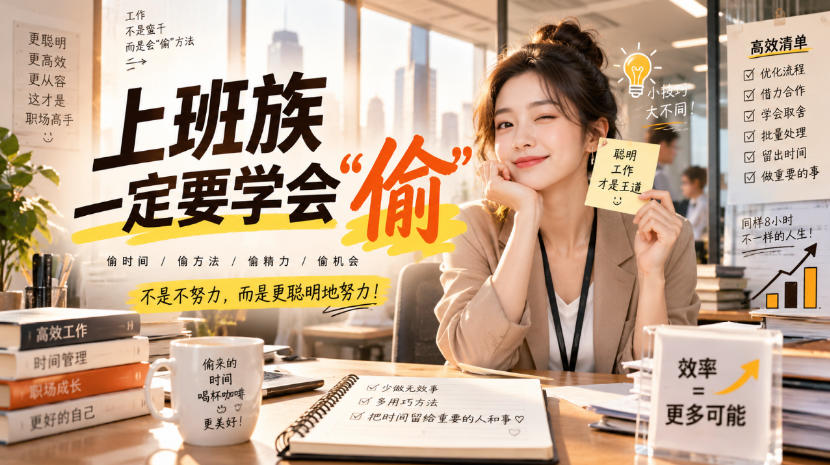 某社群精选付费文：上班族一定要学会“偷“-易创网