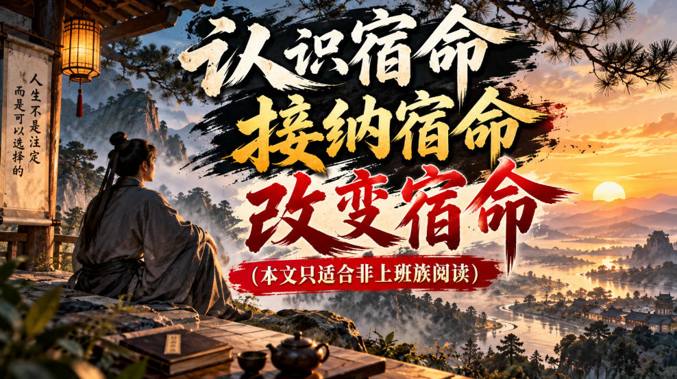 某公众号付费文章：认识宿命，接纳宿命，改变宿命（本文只适合非上班族阅读）-易创网