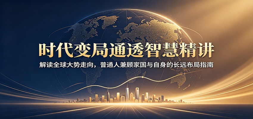 时代变局通透智慧精讲：解读全球大势走向，普通人兼顾家国与自身的长远布局指南-易创网