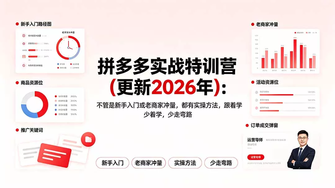 拼多多实战特训营(更新2026年-易创网