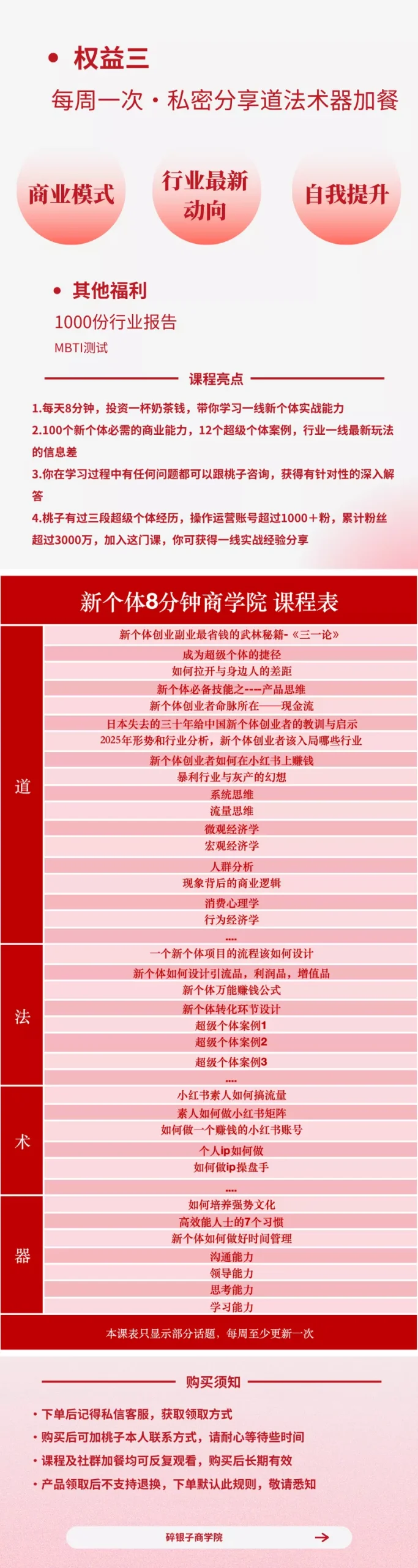 AI+新个体创业必修课-更新0922｜道法术器｜商业逻辑·小红书流量·AI智能体｜低成本打造个人变现小生意全套教学-易创网