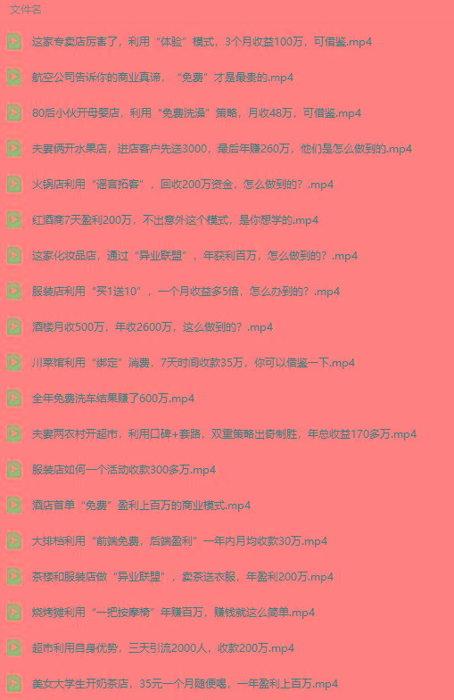 图片[5]-(9607期)真实有效391套商业模式，年入几十到几百万案例解析(电子书+视频+图文)-易创网