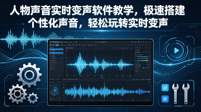 人物声音实时变声软件教学，极速搭建个性化声音，轻松玩转实时变声-易创网