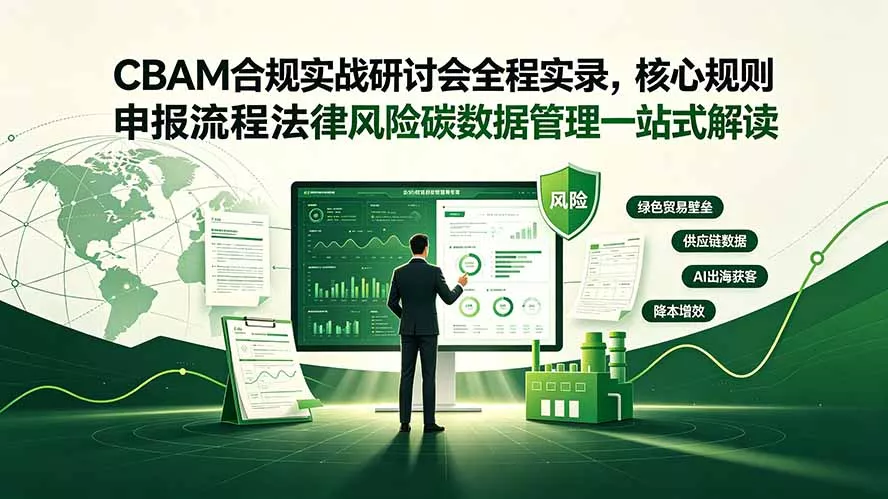 CBAM合规实战研讨会全程实录，核心规则申报流程法律风险碳数据管理一站式解读-易创网