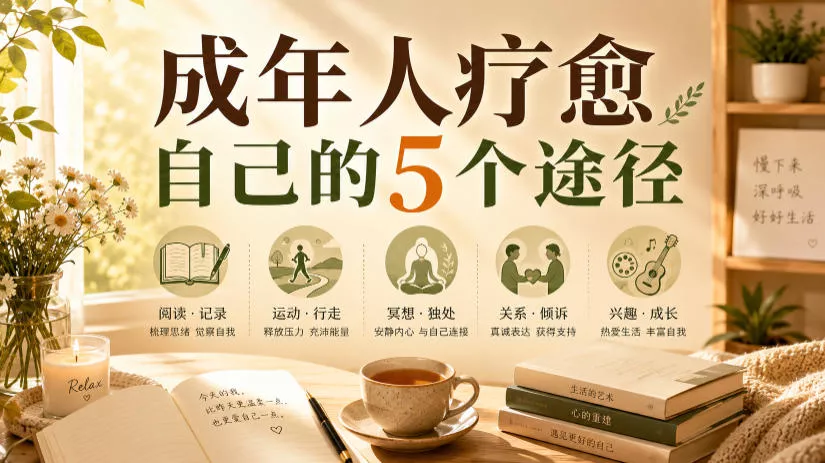 付费文章：成年人疗愈自己的5个途径-易创网