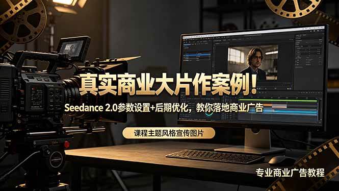 （18484期）真实商业大片作案例！Seedance 2.0参数设置+后期优化，教你落地商业广告-易创网