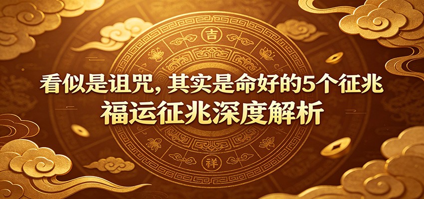 付费文章：《看似是诅咒，其实是命好的5个征兆》福运征兆深度解析-易创网