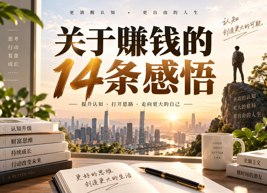 付费文章：关于賺钱的14条感悟-易创网