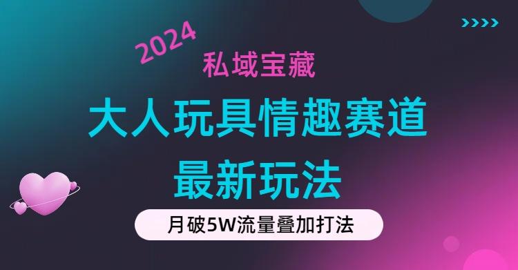 私域宝藏：大人玩具情趣赛道合规新玩法，零投入，私域超高流量成单率高网赚项目-副业赚线-互联网创业-资源整合易创网