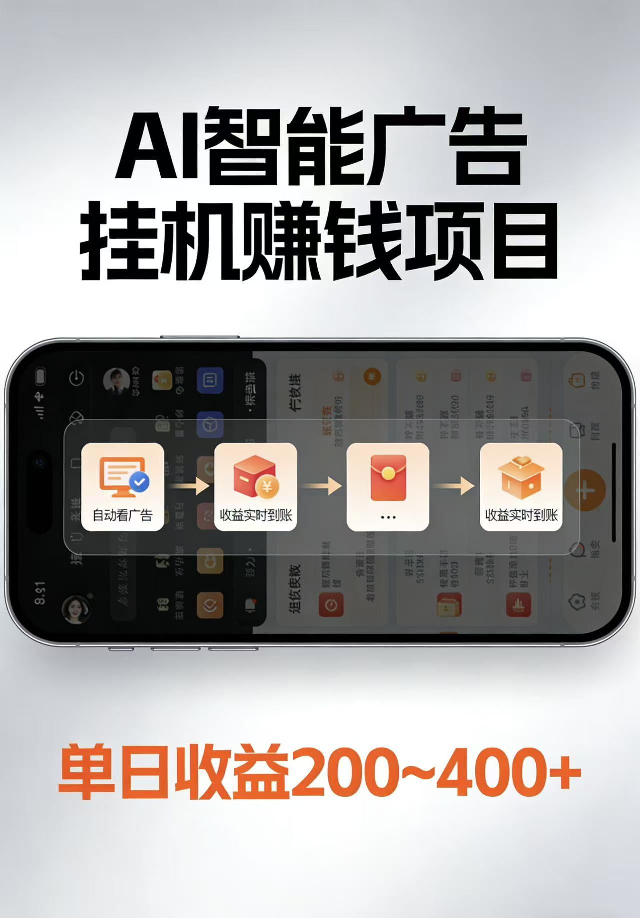 AI智能挂机看广告，每日稳定收益200-400+-易创网