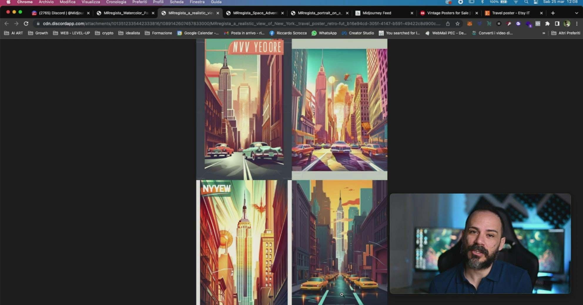 图片[10]-Midjourney AI人工智能创建和销售令人惊叹的海报教程-10节课-中英字幕-易创网