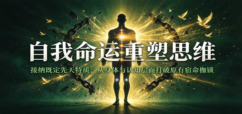 自我命运重塑思维：接纳既定先天特质，从身体与认知层面打破原有宿命枷锁-易创网
