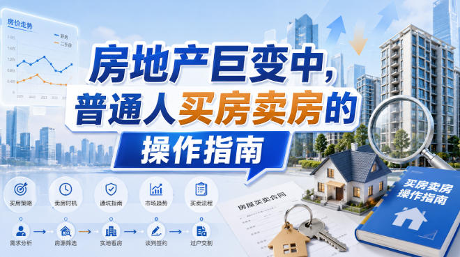 付费文章：房地产巨变中，普通人买房卖房的操作指南【上篇+下篇】-易创网