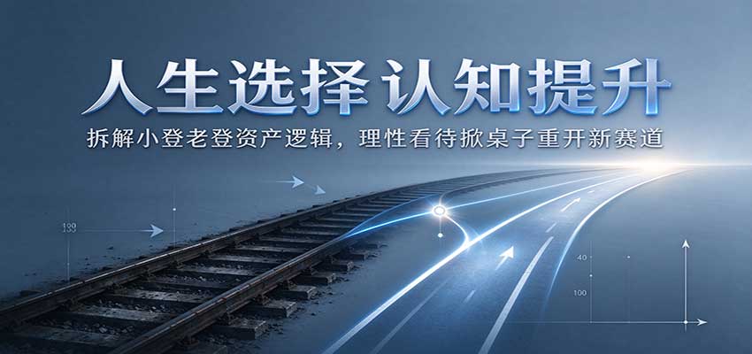 人生选择认知提升：拆解小登老登资产逻辑，理性看待掀桌子重开新赛道-易创网