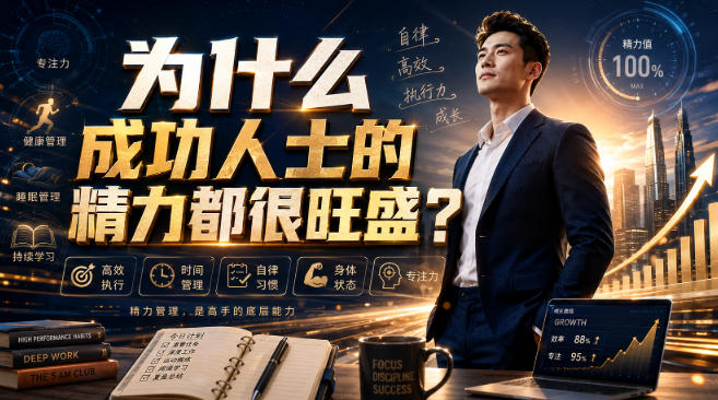 付费文章：为什么成功人士的精力都很旺盛？-易创网