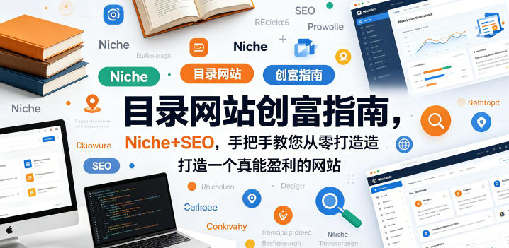 目录网站创富指南，Niche+SEO，手把手教您从零打造打造一个真能盈利的网站【原创双语字幕】-易创网