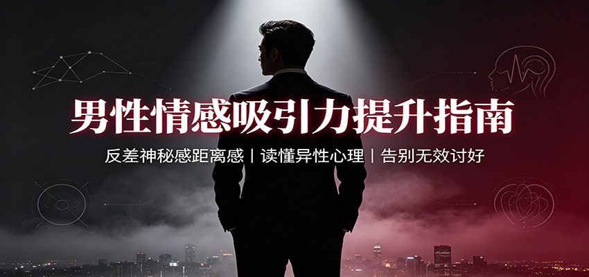 男性情感吸引力提升指南：反差神秘感距离感，读懂异性心理，告别无效讨好-易创网