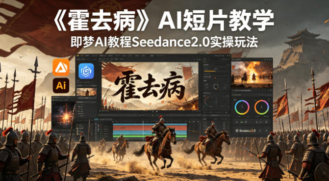 《霍去病》AI短片教学，即梦AI教程Seedance2.0实操玩法-易创网