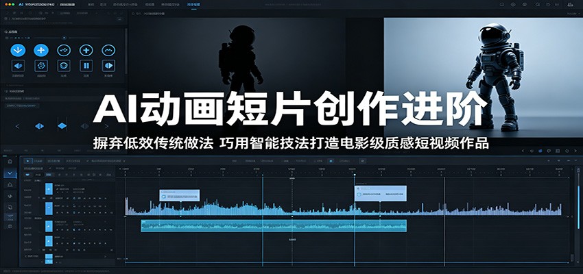 AI动画短片创作进阶：摒弃低效传统做法，巧用智能技法打造电影级质感短视频作品-易创网