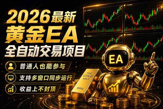 （18230期）最新黄金EA量化赛道，全程自动执行，多窗口操作直接放大结果-易创网