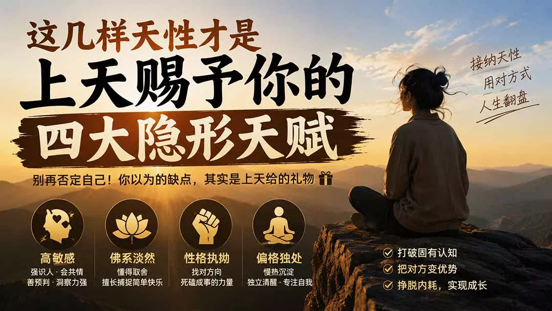 付费文章：这几样天性才是上天赐予你的四大隐形天赋-易创网