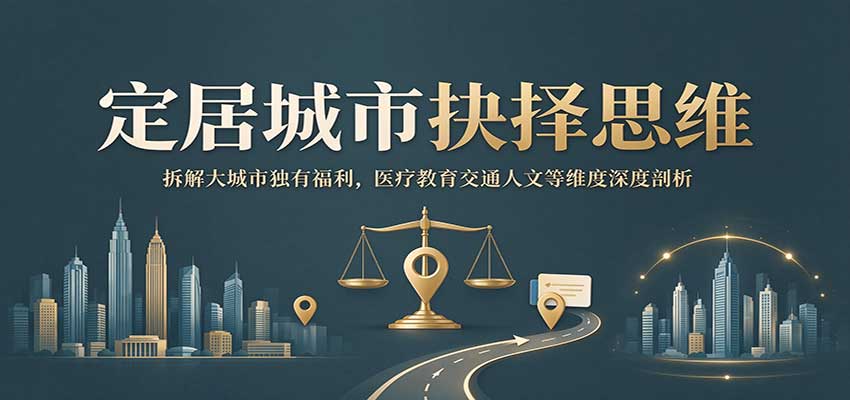 定居城市抉择思维：拆解大城市独有福利，医疗教育交通人文等维度深度剖析-易创网