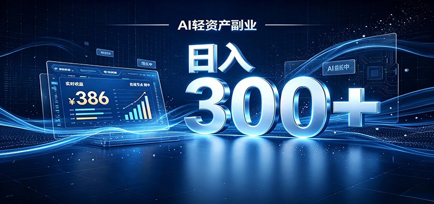 2026 AI轻资产风口，Token中转站小白可入局，日入300+-易创网