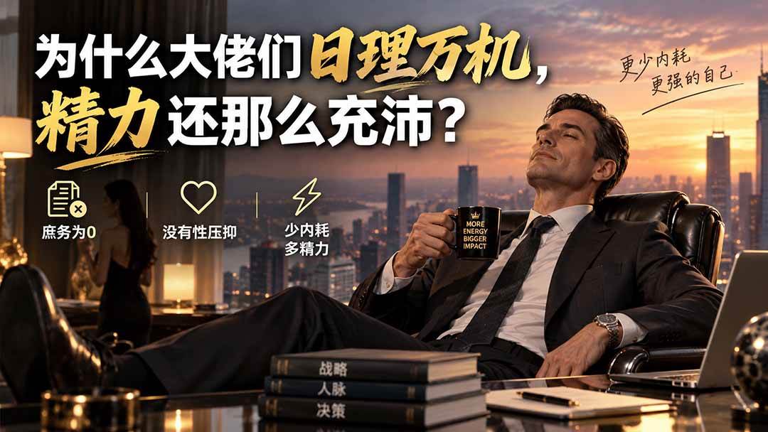 （20244期）付费文章：为什么大佬们日理万机，精力还那么充沛？-易创网
