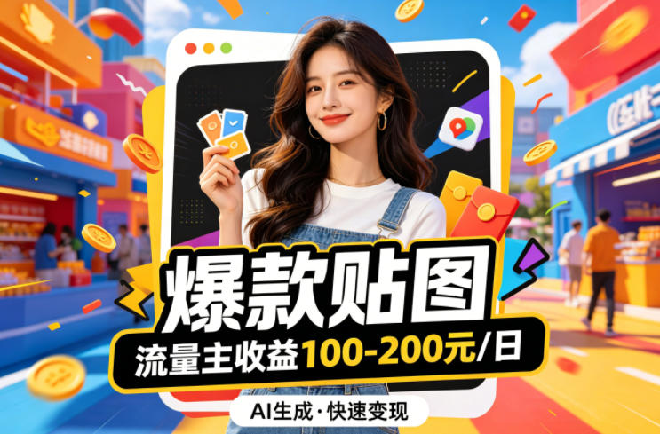 借助AI生成爆款贴图做公众流量主，当日收益100-200-易创网