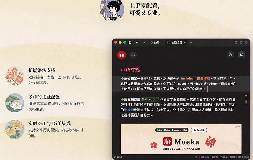 （20128期）让人眼前一亮的国产 Markdown 编辑器！本地离线高性能知识记录工具，免费免登录使用 小语文稿-易创网