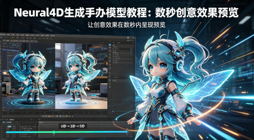 Neural4D生成手办模型教程，让创意效果在数秒内呈现预览-易创网