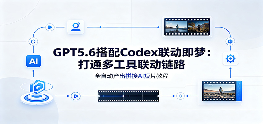 GPT5.6搭配Codex联动即梦：打通多工具联动链路，全自动产出拼接AI短片教程-易创网