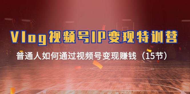 Vlog 视频号IP变现特训营，普通人如何通过视频号变现赚钱(15节-易创网