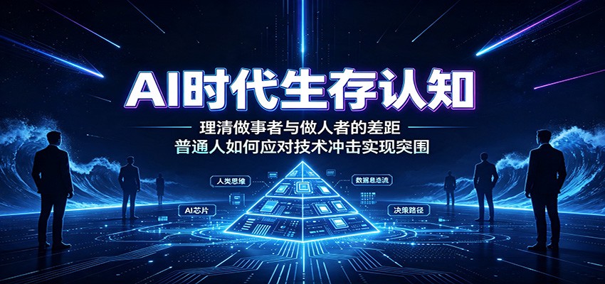 AI时代生存认知：理清做事者与做人者的差距，普通人如何应对技术冲击实现突围-易创网