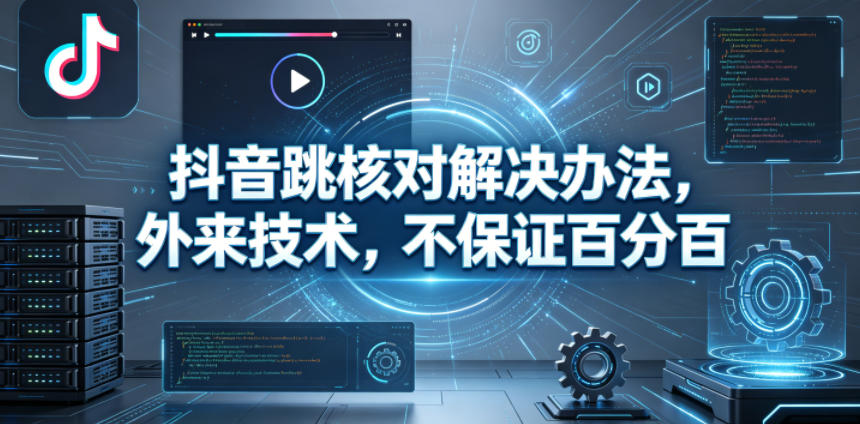抖音跳核对解决办法，外来技术，不保证百分百-易创网