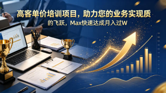 高客单价培训项目，助力您的业务实现质的飞跃，Max快速达成月入过W【原创双语字幕】-易创网