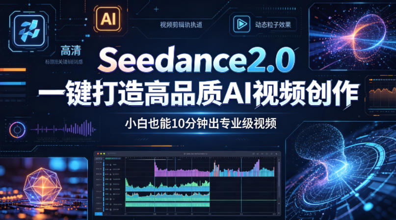 Seedance2.0一键打造高品质AI视频创作，小白也能10分钟出专业级视频-易创网