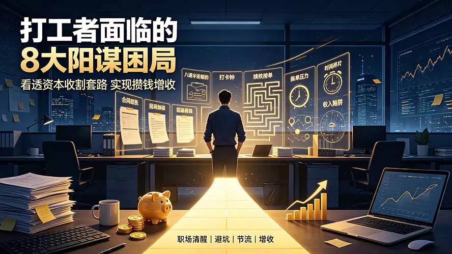 付费文章：打工者面临的8大阳谋困局，看透资本收割套路实现攒钱增收-易创网