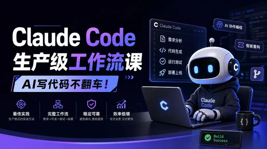 Claude Code生产级工作流课，AI写代码不翻车！【原创双语字幕】-易创网