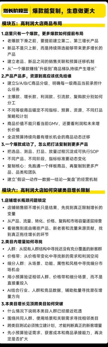 （20148期）天猫淘宝高利润经营增长班杭州线下课31期8月22-24日，做大销售额做高利润率，三天学透淘宝天猫经营增长-易创网