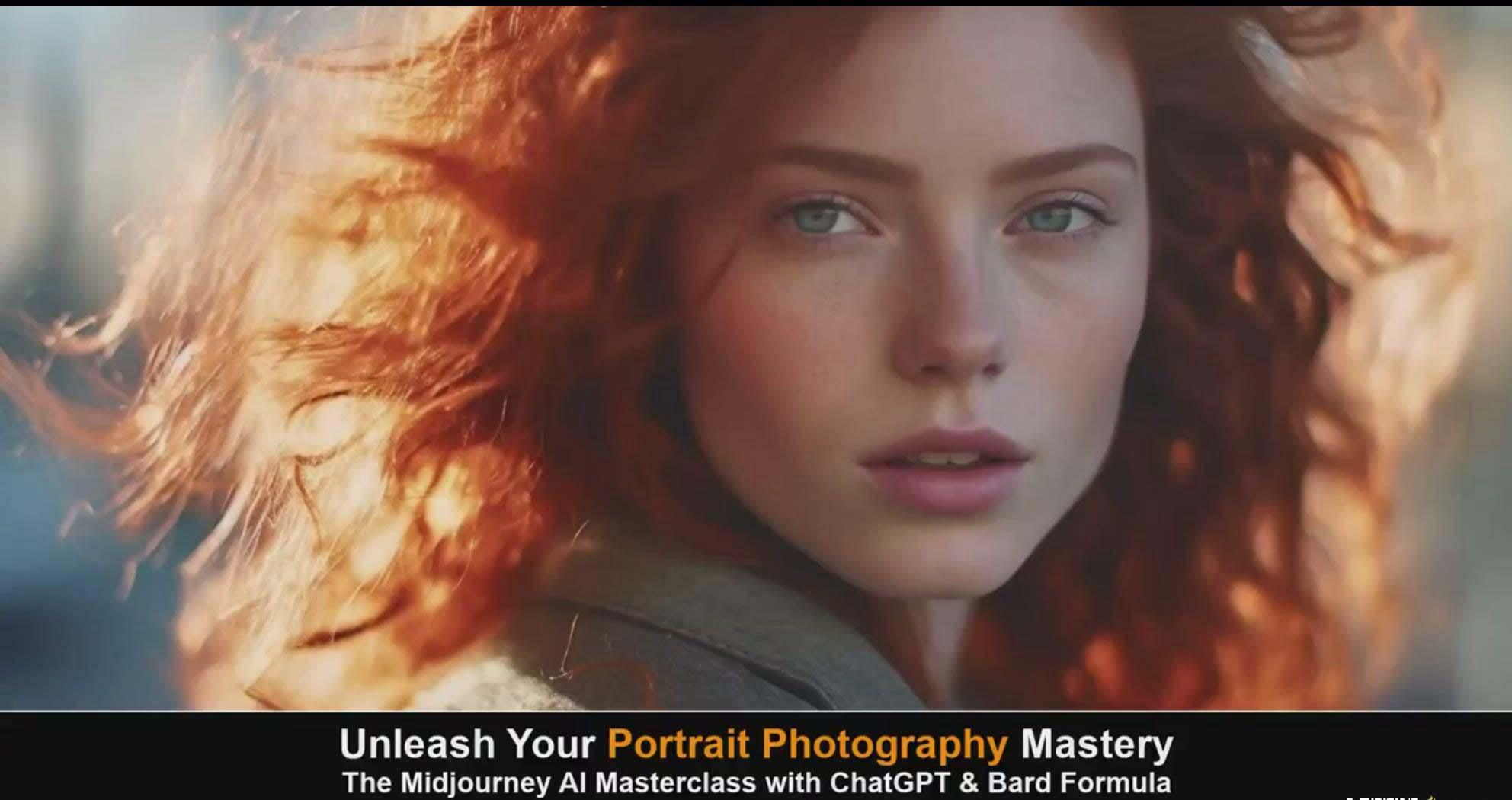图片[2]-(9312期)Midjourney v5 ChatGPT 和 Bard AI人工智能人像摄影大师班-15节-中英字幕-易创网