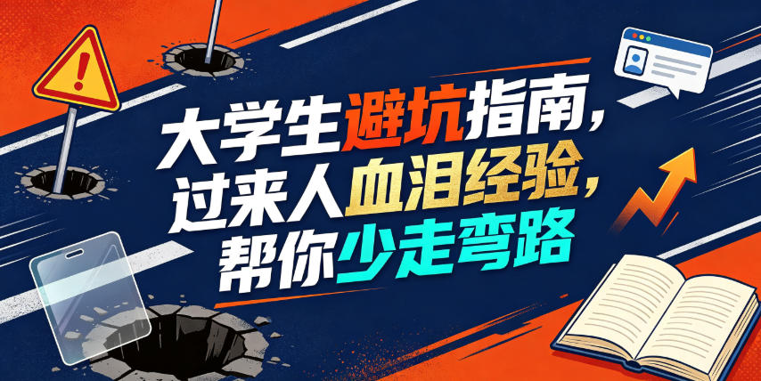 某公众号付费文章：大学生避坑指南，过来人血泪经验，帮你少走弯路-易创网