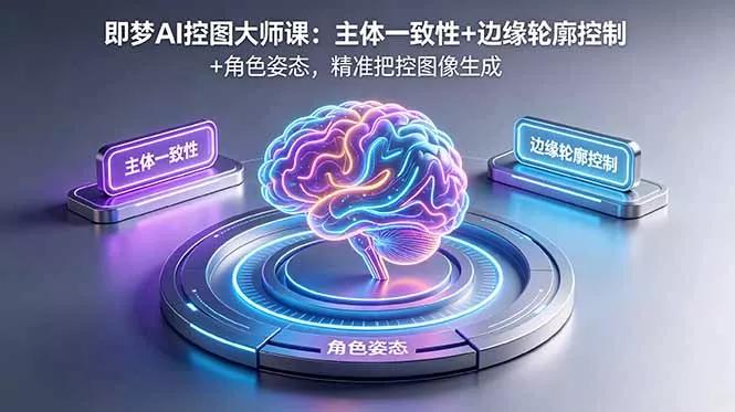即梦AI控图大师课：主体一致性+边缘轮廓控制+角色姿态，精准把控图像生成-易创网